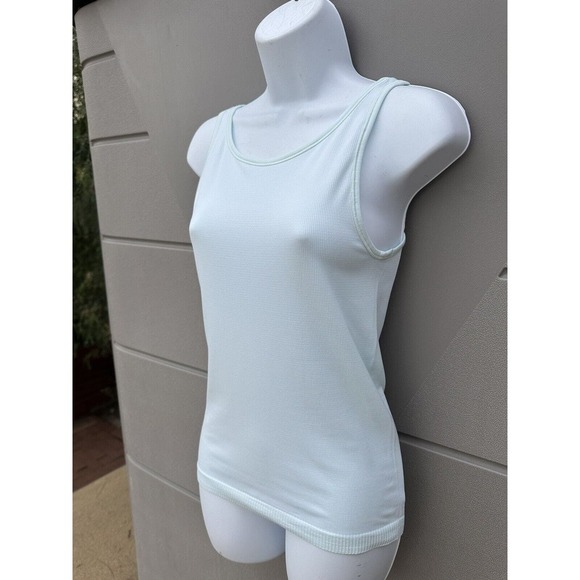 LULULEMON SEEK SIMPLICITY RIBBED TANK TOP, POLAR ICE SZ 6 Please Read - Picture 6 of 14